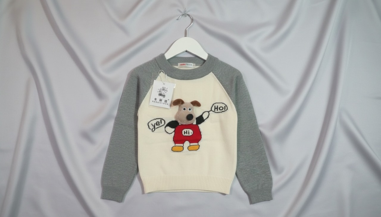 Winter Baby Boy Grey Sweater