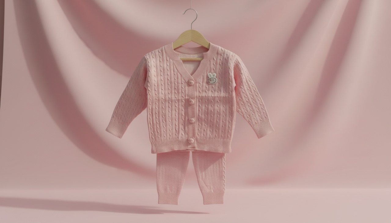 Winter Baby Girl Pink Suite